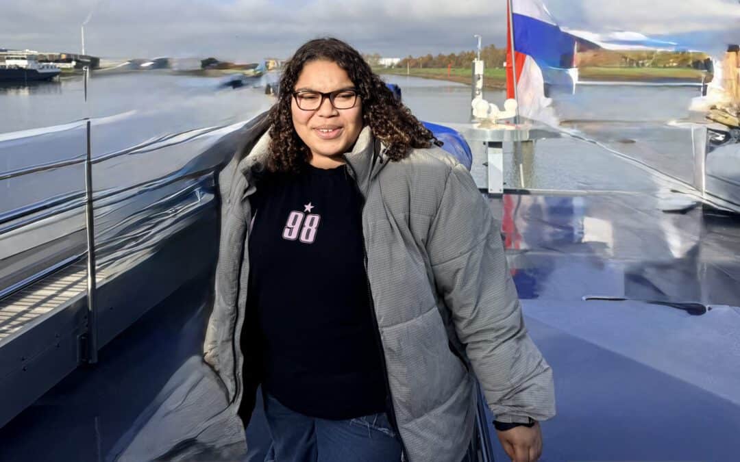 Eerste zeekadet van ZKK Lelystad doorgestroomd naar binnenvaart
